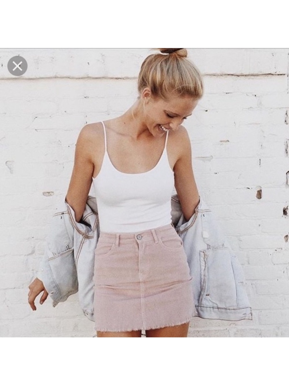 Like New Brandy Melville Juliette Corduroy Mini Skirt - Picture 4 of 9